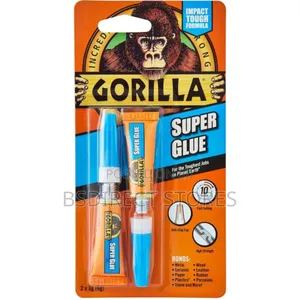 Gorilla Super Glue Permanent Liquid Transparent Clear 3 G