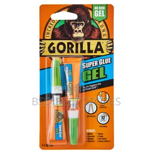 Gorilla Super Glue Gel, 3g , for Metal, Ceramics, Leather