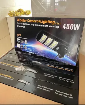2 in 1 Solar Street Light 4g Solar Camera Low Power Voltage
