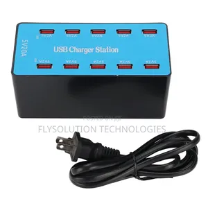 Usb Charger Station 10 Ports Ac100-240v WLX-A5b