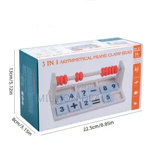 Wooden Toys Colorful Beads Calculation Frame Ages 3+