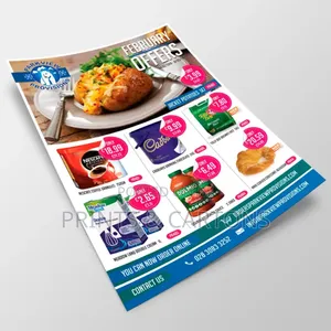 Printed Leaflet for Supermarkets