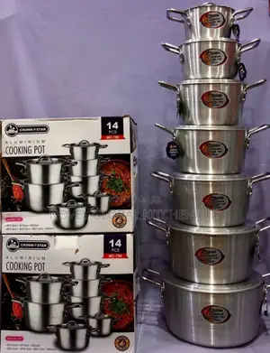 14 PCS Aluminium Cooking Pot