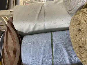 Italian Luxury Beige and Grey Curtain