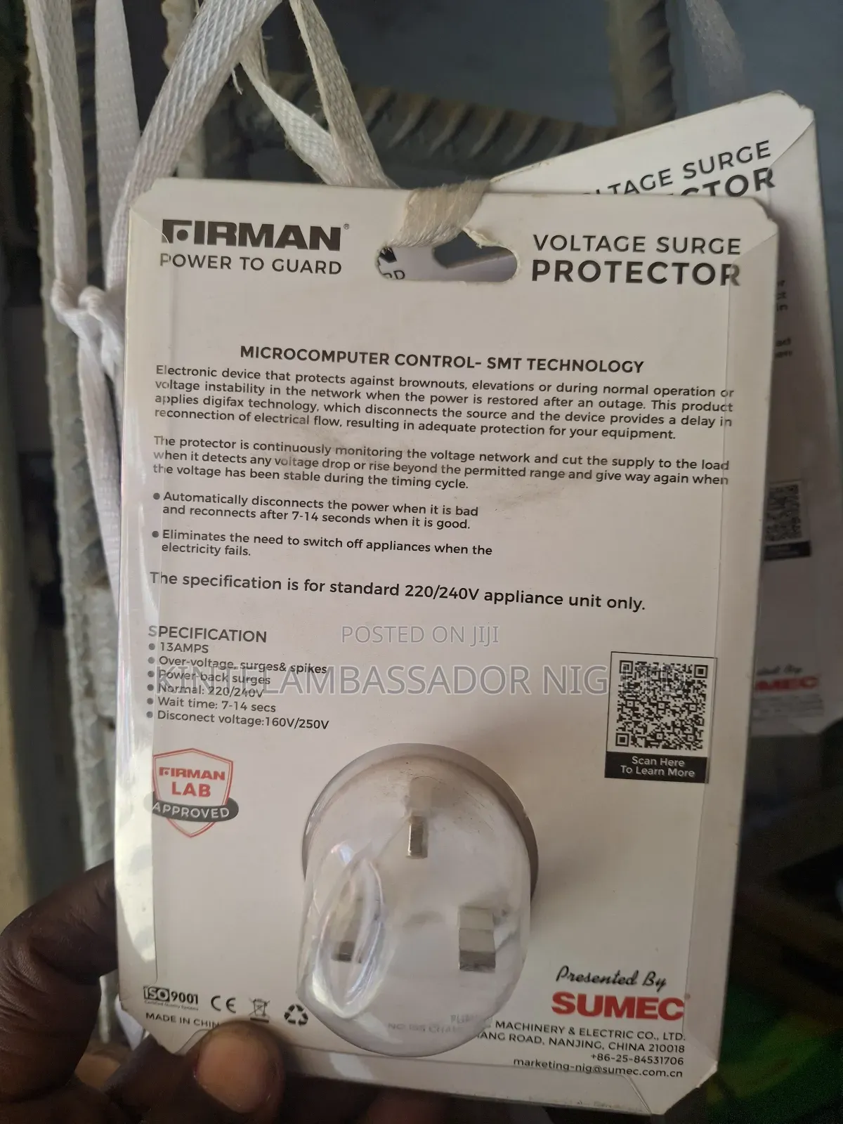 Firman Voltage Surge Protector -- 13amps