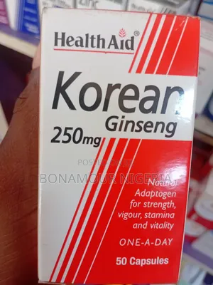 Healthaid Korean Ginseng 250mg × 50 Caps
