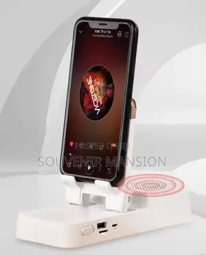 Bracket Phone Holder With Speaker