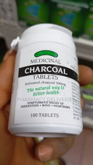 Activited Medicinal Charcoal Tablets 100 Tablets Available