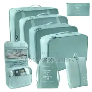 7pcs Set Travel Organizer Storage Bags
