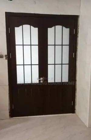 5ft Wooden Glass Door