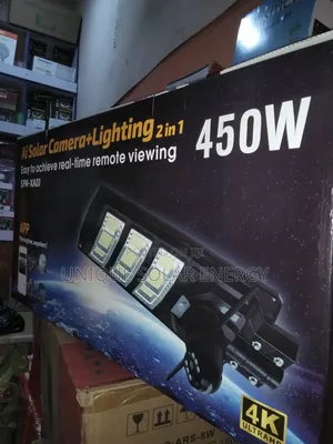 450w Solar Street With With Camera 2in1