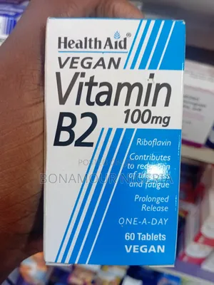 Healthaid Vitamin B2 (Riboflavin)100mg X60 Veg Tabs
