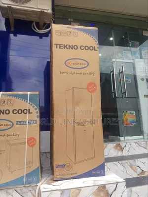 Tekno Cool Standing Double Door Fridge 280liters