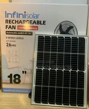 Solar Standing Fan