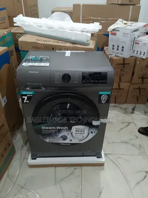 Rinse+Spin Hisense 7kg Inverter Washer – Wm 7012 WFQP