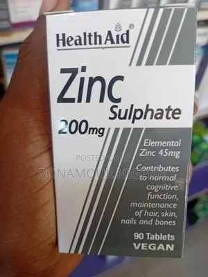Healthaid Zinc Sulphate 200mg X90 Vegtabs