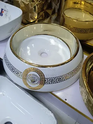 Luxury England Versace Countertop Wash Hand Basin