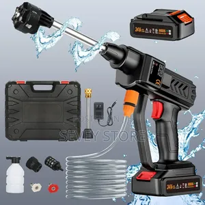 Cordless Pressure Washer, 6-in-1 Nozzle Portable Battery