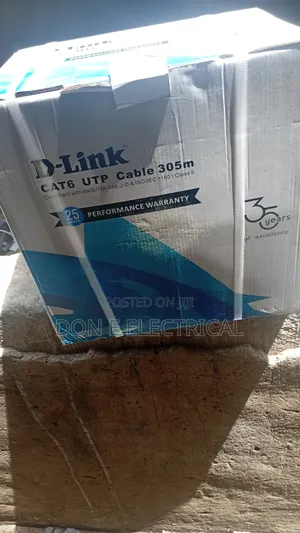 Cat6 Network Cable Utp D-Link 305m Pure Copper
