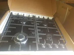 Built in Black Steel Gas Hob