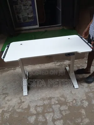 New Adjustable Height Table, 1.4 Meter White Color