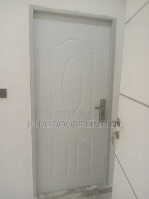Bathroom Door, White Flush Door