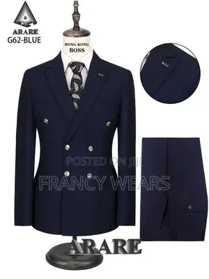 Pure Quality Double Blested Suits Available