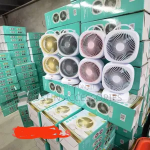 Double Head Desktop Rechargeable Circulation Fan