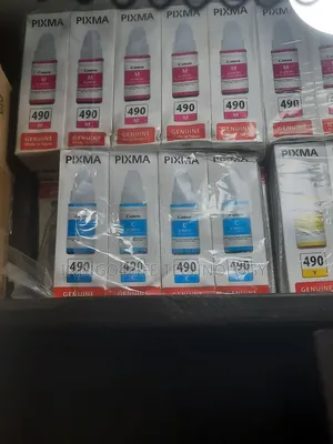 Canon 490 Ink Black Colours