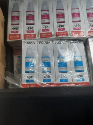 Canon 490 Ink Black Colours