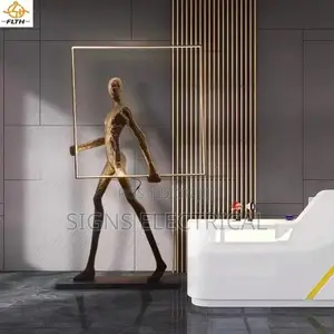 Humanoid Art Sculpture Floor Lamp
