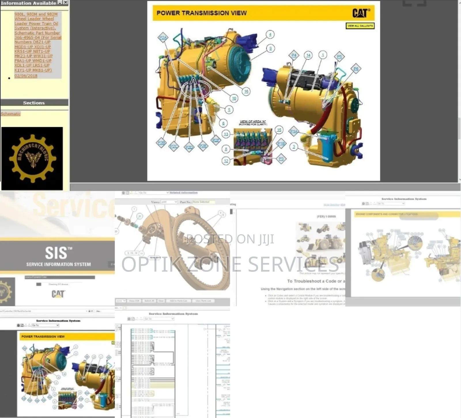 Caterpillar Sis Software Service Information System