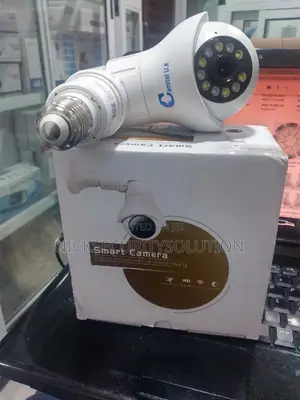 Smart 360 Degree PTZ Camera Bulb