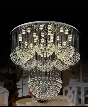 Industrial Crystal Chandelier Modern Large Led Pendant Light