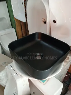 Black Countertop Wash Hand Basin