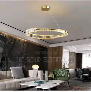 Luxury Modern Minimalist Crystal Chandelier for Living Room