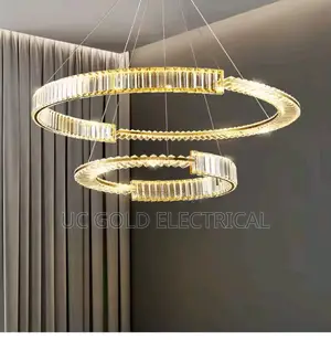 Modern Ring Led Chandelier for Living Room Combination Deign