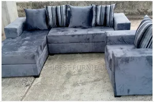Gray Colored L Shaped Sofa Sets for Homes