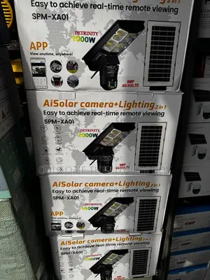 Aisolar Camera Lighting 2 in 1 Solar Security Camera Light.