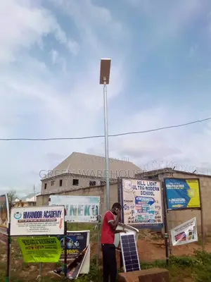 Solar-Powered Outdoor Street Light