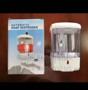 Plastic White Sensor Soap Dispenser