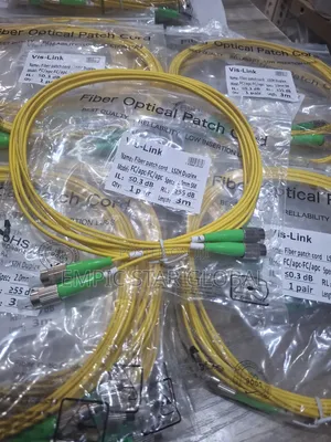 Fc/Apc-Fc/Apc Patch Cord Fiber Single-Mode 9/125 Duplex 3m