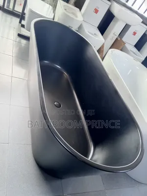 Matte Black Luxury Bathtub