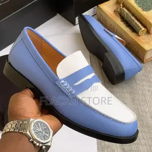 Original Prada Two Toned Loafers Shoes With