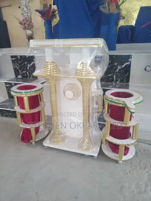New Model Exotic Pulpit With Offering Box