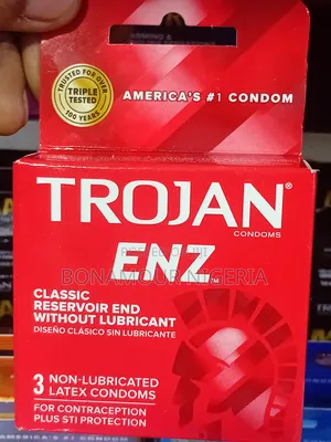 Trojan Enz Non-Lubricated Condoms X3