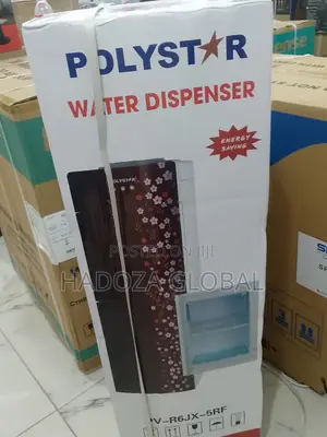 Water Dispenser With Bottom Fridge - Polystar Pv-r6jx-5rf