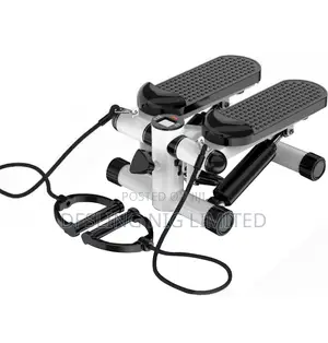 Mini Stepper With Resistant Band Total Body Workout