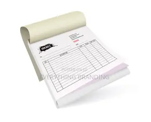 A5 Service Provider Receipt Book, Artisans, Freelancers, Repairers