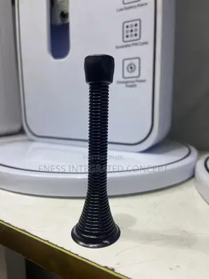 Black Coated Spring Door Stopper